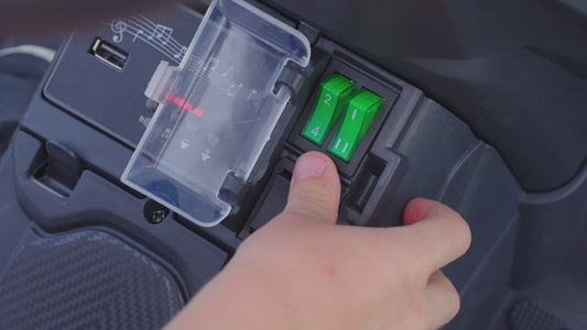 24V Ride on Toy For Big Kids, Kids' Electric Vehicles Outdoor Race Toy with 4 Strong Motors Total 300W Bluetooth Speaker and 24V 7AH Big Battery, Adjustable Seat, Electric Cars for Children 3-12